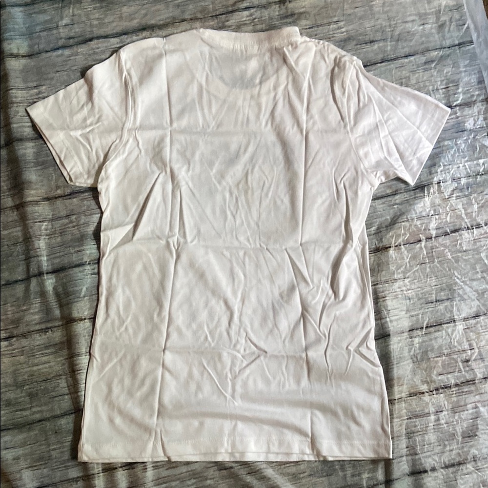 NEW Shaun T “Trust & Believe” White and Black Fitted Short Sleeve T-Shirt - Picture 4 of 5